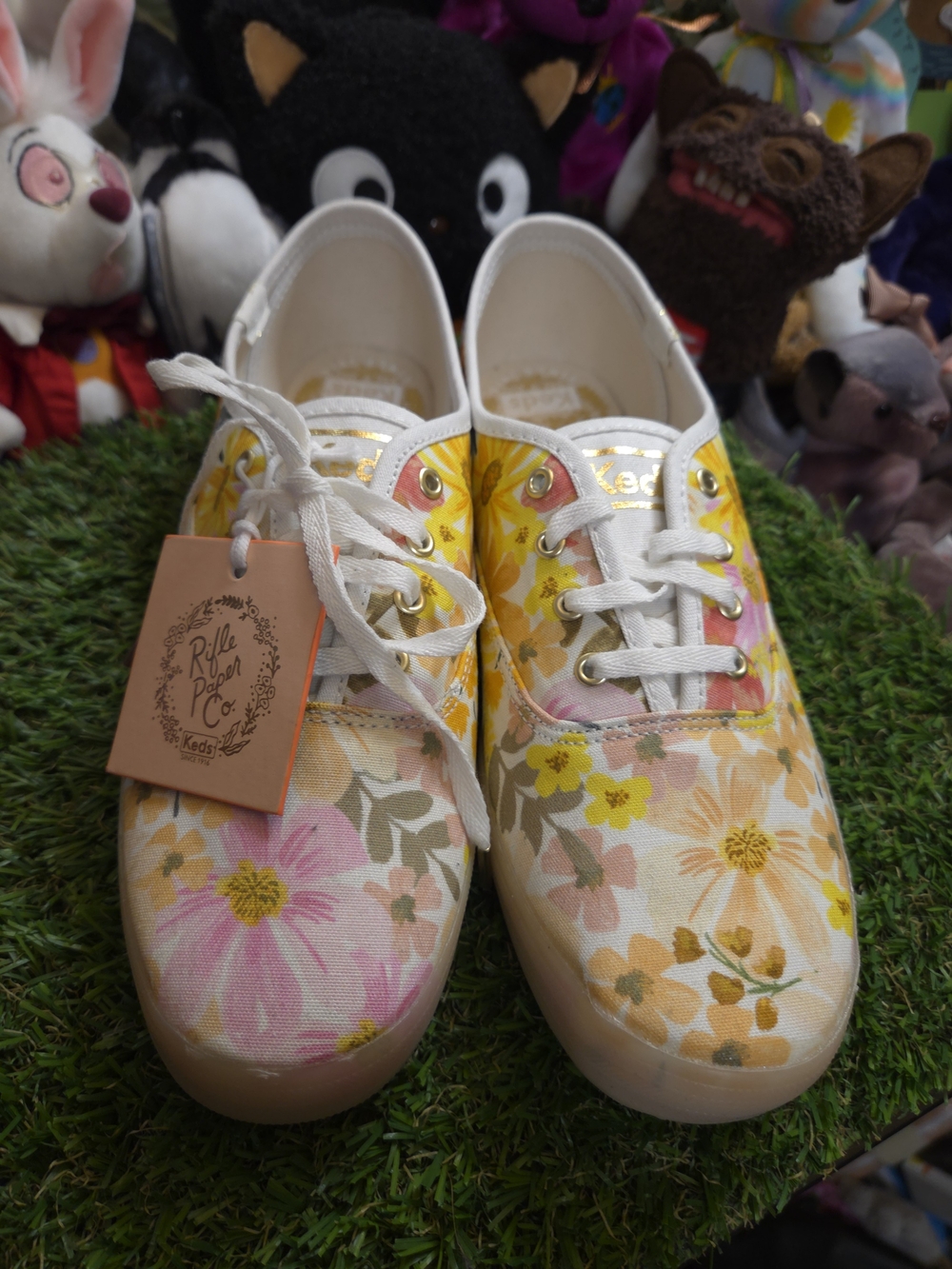 Rifle Paper Co. Keds Women's Floral Canvas Sneakers 8
